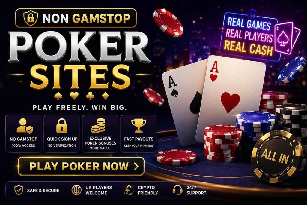 Poker Sites Not on Gamstop